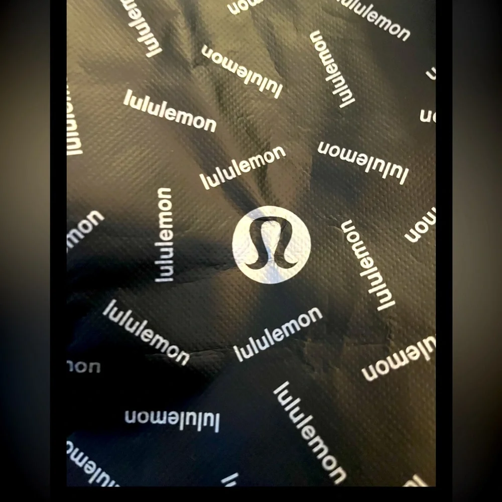 Lululemon New Shopping Lunch Gym Tote Bag Run Yoga Gym Swim Beach Skate Black